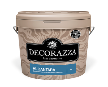 ALCANTARA (Алькантара) Декоративное покрытие с эффектом замши, 1 л  DECORAZZA