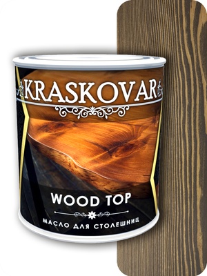 Масло для столешниц Kraskovar (Красковар) Wood Top Палисандр  0,75л
