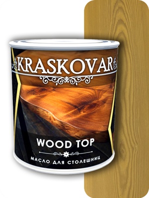 Масло для столешниц Kraskovar (Красковар) Wood Top Бук  0,75л