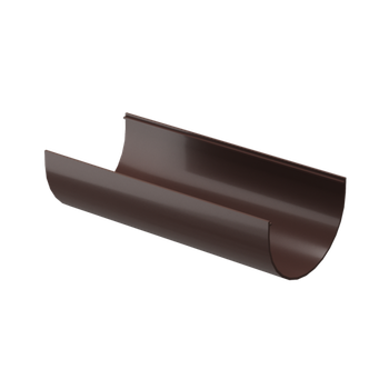 DOCKE STANDARD Желоб водосточный 2м Темно-коричневый (водосток пластиковый)
