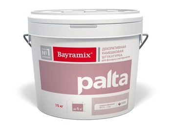 PALTA камешковая штукатурка зернистой фактурыдля фасадных и интерьерных работ, средняя фрак.(N) 0,5-1,0 мм, 15 кг Bayramix