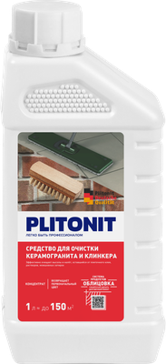 PLITONIT Средство для очистки керамогранита и клинкера 1л