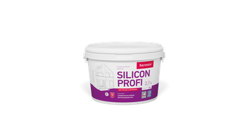 SILICON PROFI (Силикон Профи) краска  - на акриловой основе с силиконовой  добавкой для фасадов, База С, 2,7 л Bayramix