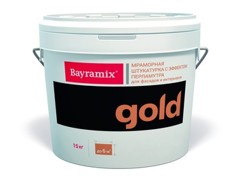 GOLD Mineral (Голд Минерал)с использованием перламутровой мраморной крошки, 15 кг Bayramix