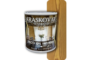 Масло для интерьера Kraskovar (Красковар) (Красковар) Deco Oil Interior Тик 0,75л