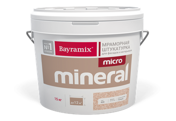Micro Mineral (Микро Минерал) мозаика цветов на основе микро-гранулята. Наносится краскопультом, 15 кг Bayramix