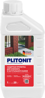 PLITONIT Защитная пропитка для клинкера и натурального камня 1л