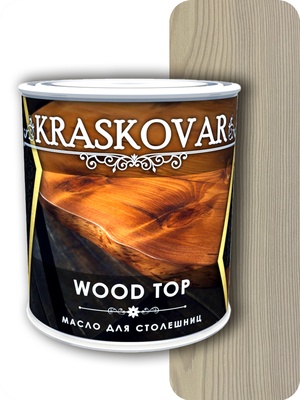 Масло для столешниц Kraskovar (Красковар) Wood Top Белый  0,75л
