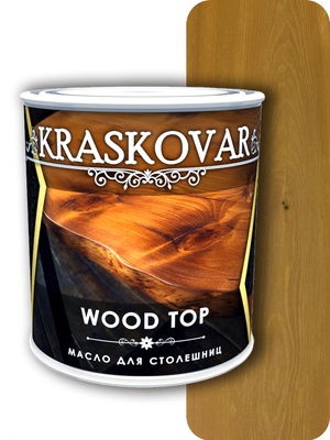Масло для столешниц Kraskovar (Красковар) Wood Top Дуб  0,75л