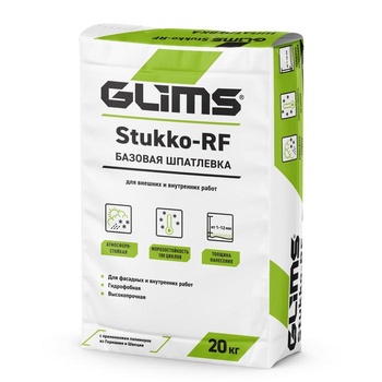 Фасадная выравнивающая шпатлевка GLIMS®Stukko-RF