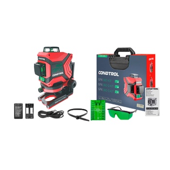 Лазерный нивелир CONDTROL GFX360-2 Kit (ЗЕЛЕНЫЙ ЛАЗЕР)