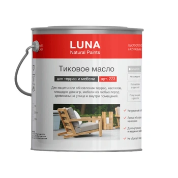 Тиковое масло Luna, 1 кг