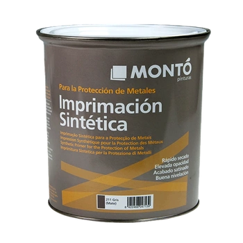IMPRIMACION SINTETICA GRIS DE Быстросохнущий грунт для железа и металла 0,75 л MONTO