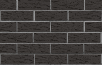 Кирпич лицевой графитовый 1NF рустик , пустотелый , ЛСР