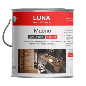Масло для мебели Luna, 10 кг