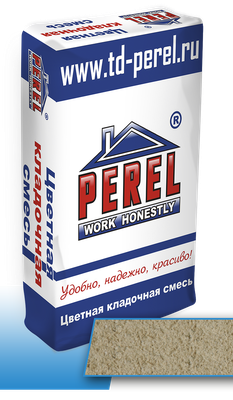 Бежевая кладочная смесь Perel 25кг.