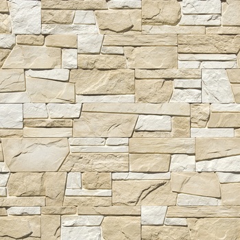 Искусственный камень Альпийский Пласт Жёлтый Камтек