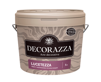 LUCETEZZA (ЛУЧЕТЕЦЦА) база ARGENTO LC-001 Декоративное покрытие с эффектом перламутровых песчаных вихрей, 5 л DECORAZZA