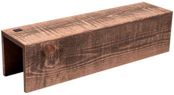 Каркасные фальшбалки, наружный слой - натуральная сосна 5мм, текстура — состаренная ПС 5