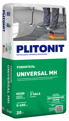 PLITONIT Universal МН  ровнитель для механизированного и ручного нанесения 20кг