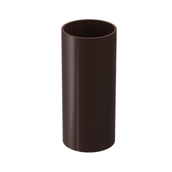 DOCKE STANDARD Труба водосточная 1м Темно-коричневый (водосток пластиковый)