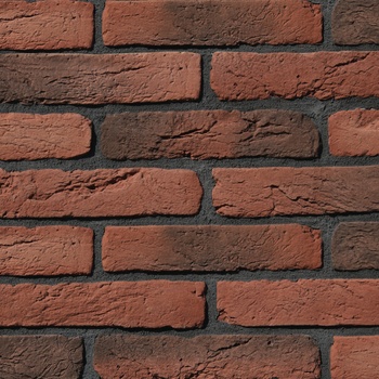 Декоративный кирпич Cтарый Красный Камтек