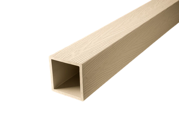 Столб ограждения малый  T-DECKS PREMIUM 3D CLASSIC (слоновая кость) 3х100х100 мм