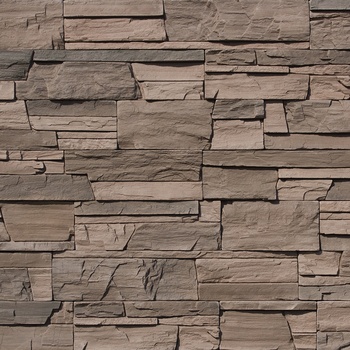 Искусственный камень Каскад Коричневый Камтек