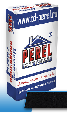 Черная кладочная смесь Perel 25кг