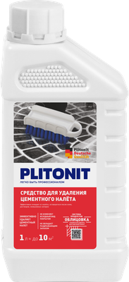 PLITONIT Средство для удаления цементного налета  1 л.