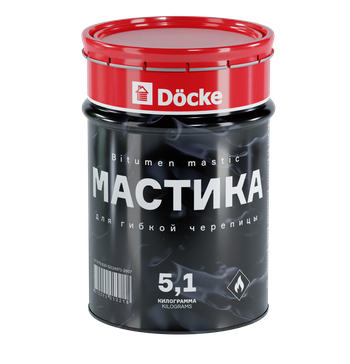 Мастика для гибкой черепицы 5,1 кг (5 л)