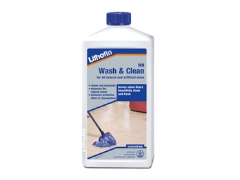 Средство для ухода за натуральным камнем Lithofin арт. 7894, MN WASH & CLEAN/ Lithofin MN 3in1 (Lithofin MN Wischpflege), 1 л