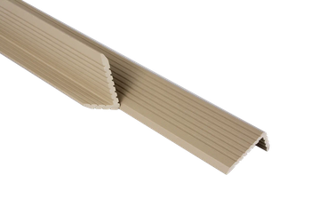 Уголок торцевой ДПКT-DECKS PREMIUM 3D (слоновая кость) 3х50/56х50/56 мм