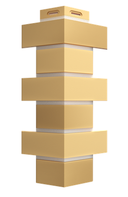 Docke STANDARD ФЛЕМИШ Угол (Желтый жженый)