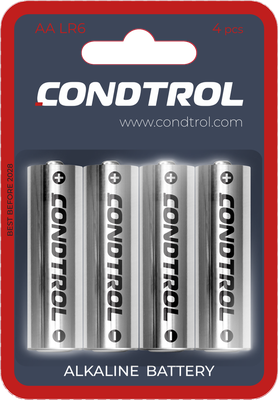 Щелочная батарея Condtrol AA LR6 4шт