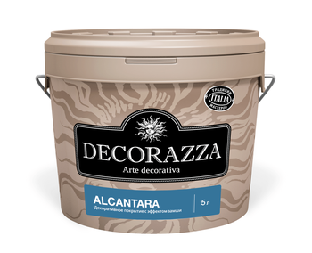 ALCANTARA (Алькантара) Декоративное покрытие с эффектом замши, 5 л  DECORAZZA