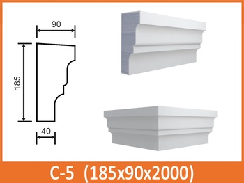 Карниз окна С-5