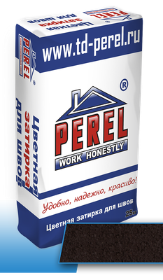 Шоколадная цветная затирочная смесь Perel RL, 25 кг /Фуга