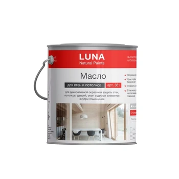 Масло для стен и потолков Luna, 10 кг