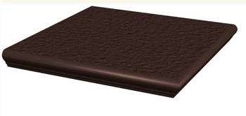 Ступень угловая Paradyz Cloud brown DURO strukt 300*300*11 (10)