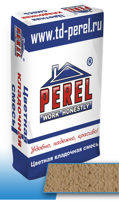 Кремово-желтая кладочная смесь Perel 25кг