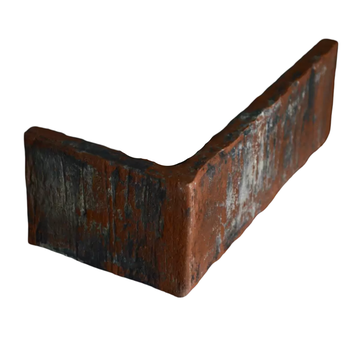 Угловой элемент искусственный декоративный кирпич Petra "Клинкерный кирпич" 15П8.У