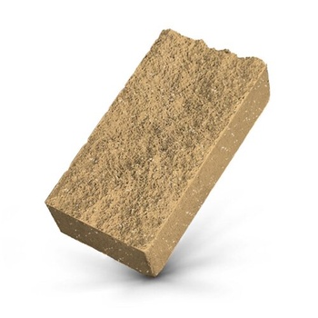 Стеновой камень облицовочный с колотой поверхностью, Бежевый
