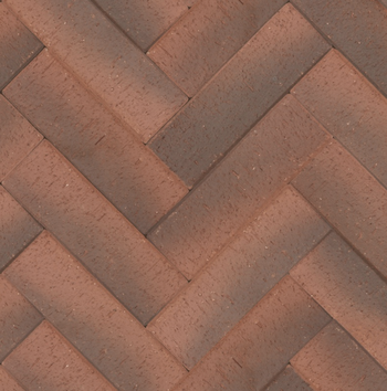 Клинкер тротуарный красный "Оксфорд УМБРА" Лонг , ЛСР