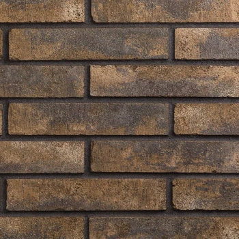 Фасадная плитка под кирпич Wandermode Armschwung Bronze-Schwarz 250x50x15 мм
