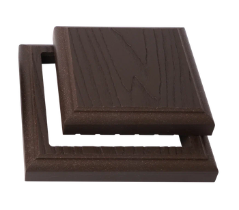 Комплект крышка/юбка для столба  125Х125мм T-DECKS