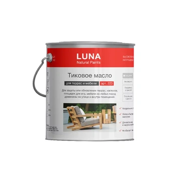 Тиковое масло Luna, 310 гр
