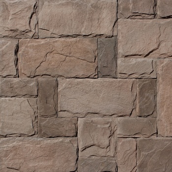 Искусственный камень Бастион Коричневый Камтек