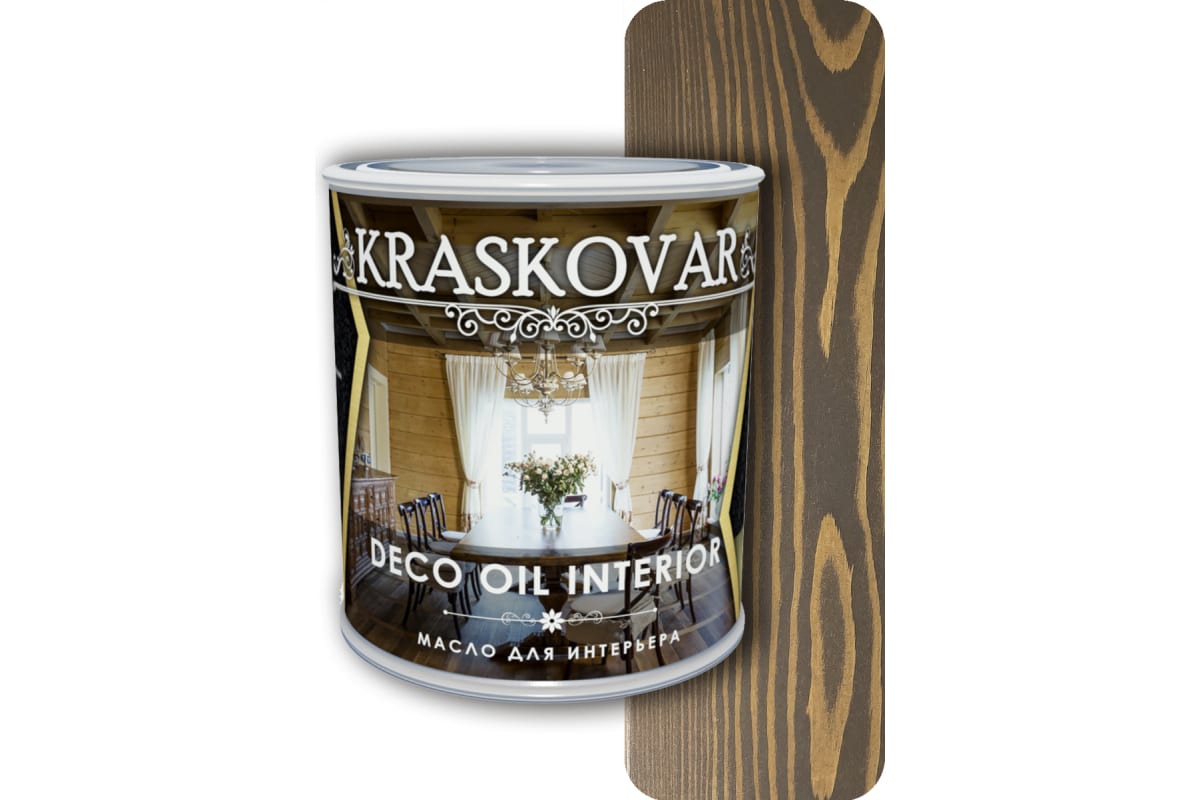 Масло для интерьера kraskovar deco oil interior