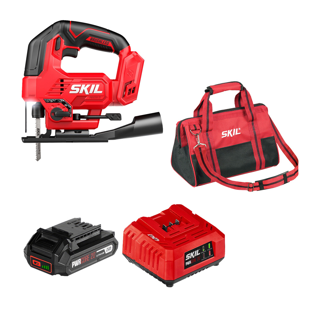 Набор: Акк. лобзиковая пила SKIL JS8290+АКБ(2Ач)+ЗУ(60W)+ сумка (фото 1)